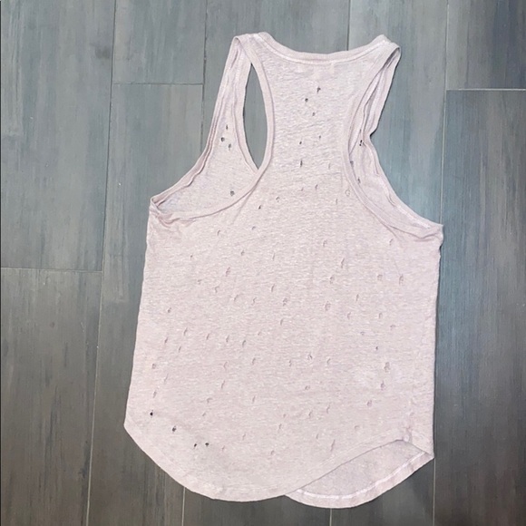 Iro Doris Linen Tank in Pink Sand - Picture 4 of 4